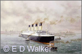 Titanic - Leaving Southampton